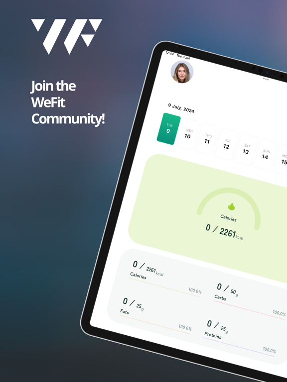 Screenshot #4 pour WeFit : Calories counter AI