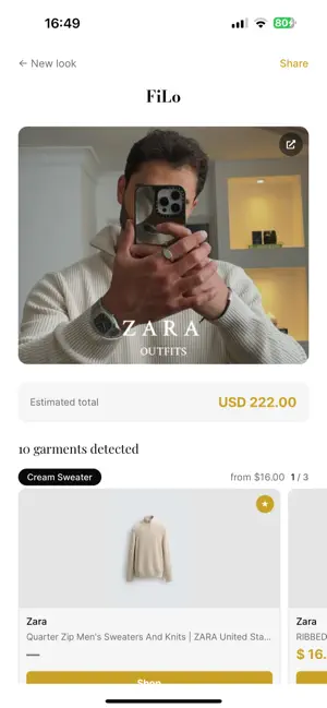 FiLo. Find the Look screenshot 4