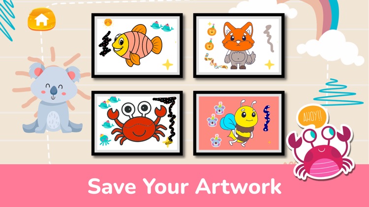 Kids Coloring Book Drawing AR screenshot-3