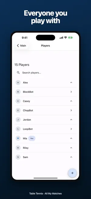 Table Tennis - All My Matches screenshot 4