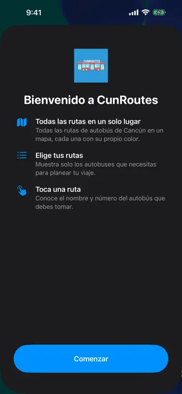 CunRoutes — Rutas de Cancún screenshot 1 of 5