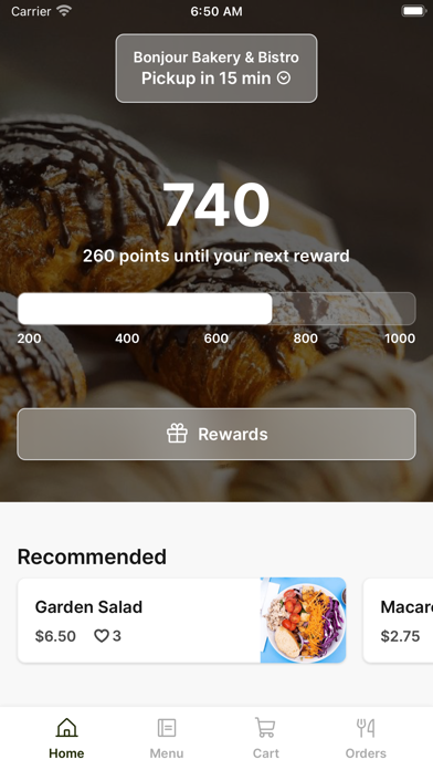 Bonjour Bakery & Bistro Screenshot