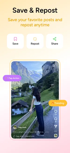 InSaver : Story Saver Repost iPhone screenshot 2