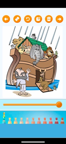 Bible Coloring Book Games iPhone screenshot