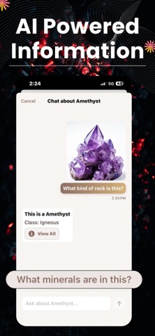 Rock Identifier: AI Mineral ID iPhone screenshot