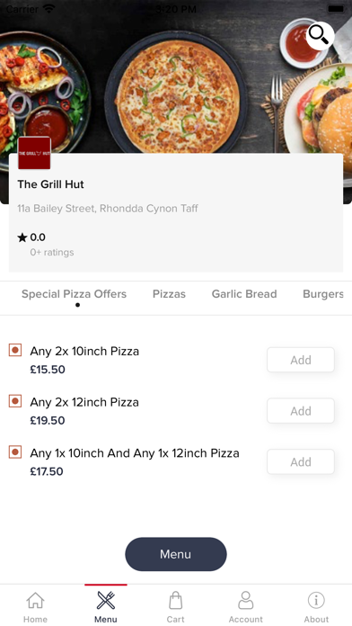 Screenshot 2 of The Grill Hut Online App