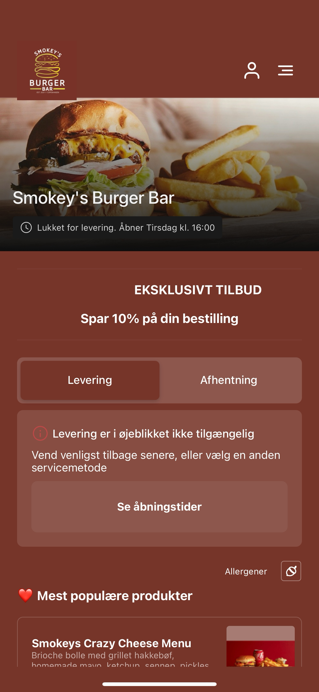 Smokey's Burger Bar screenshot 3