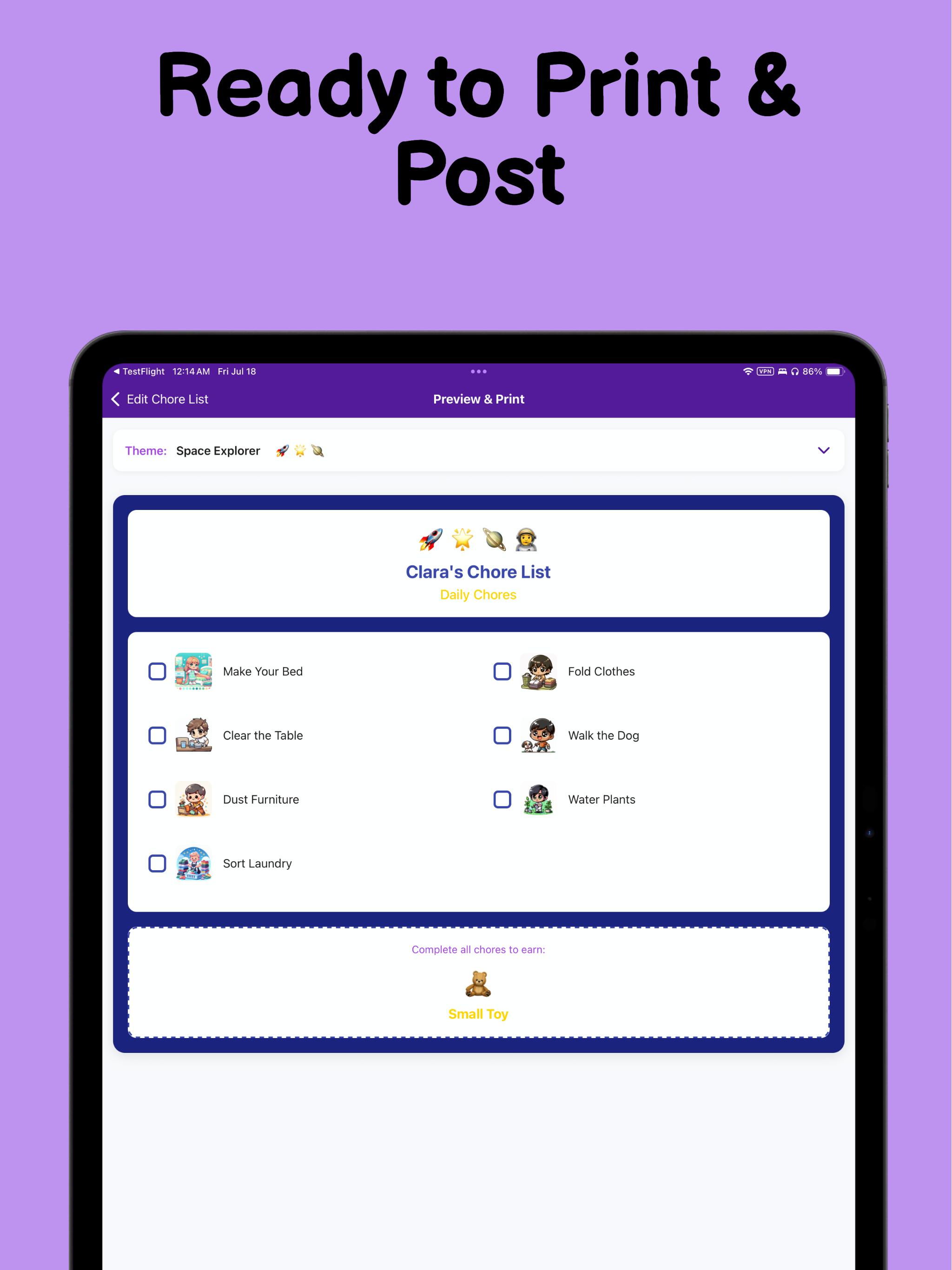 Kids Chore Planner screenshot 14