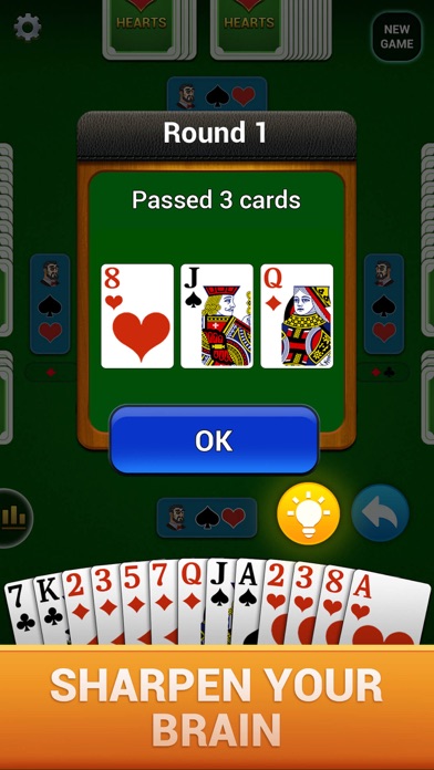 Hearts : Deluxe Card Game Screenshot