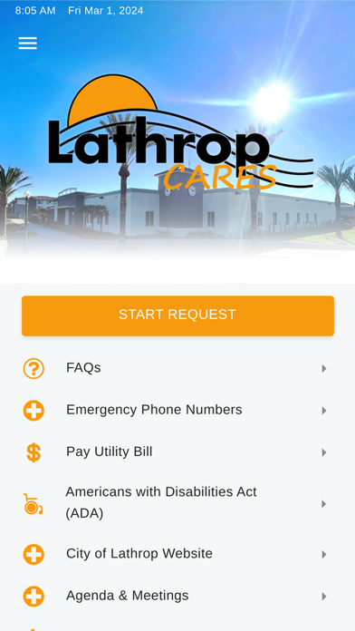 Lathrop Cares Screenshot