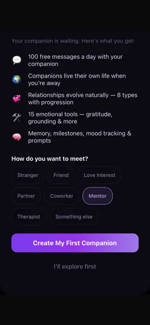 Musóna AI Companion & Friend screenshot 3