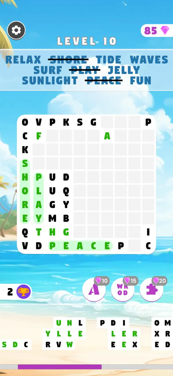 #1. Word Search Jigsaw (iOS) By: Spillvoy Gaming Private Limited