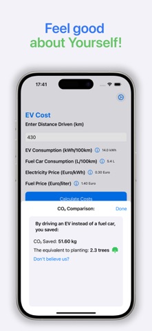 EV Cost Screenshot 3 of 5