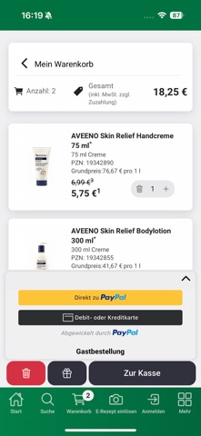 Klösterl-Apotheke iPhone screenshot