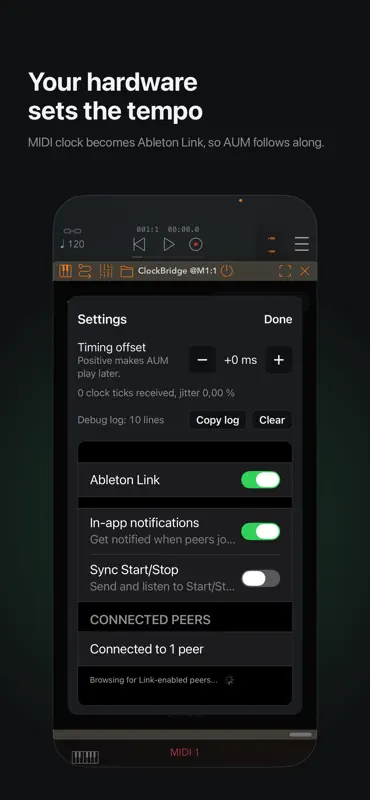 ClockBridge screenshot 2 of 2
