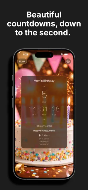 Countdowns by DGR Labs screenshot 1