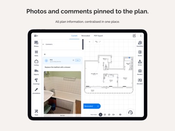 Visuary - The Smart Floor Plan iPad screenshot