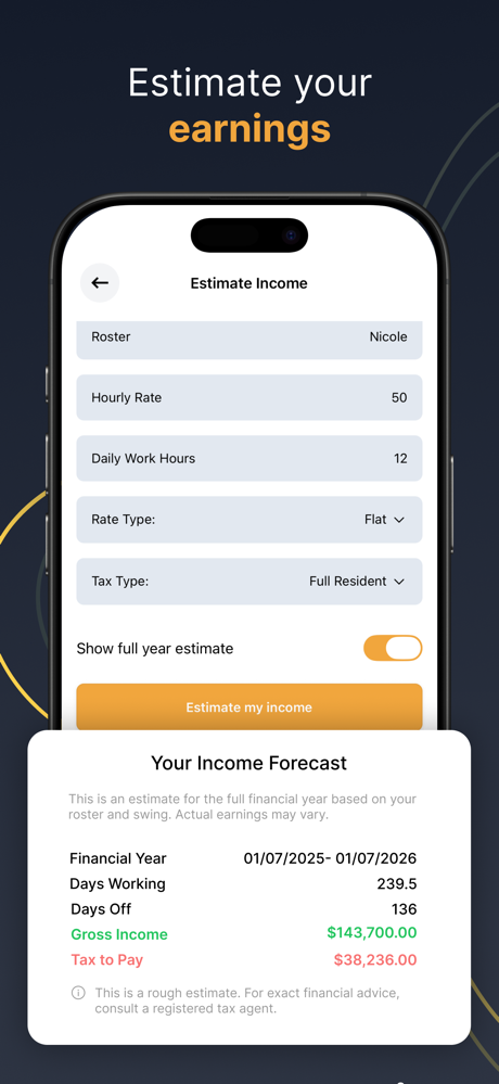 FIFO Clock: Roster Planner screenshot 7