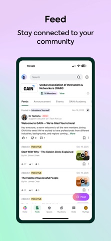GAIN Community App screenshot
