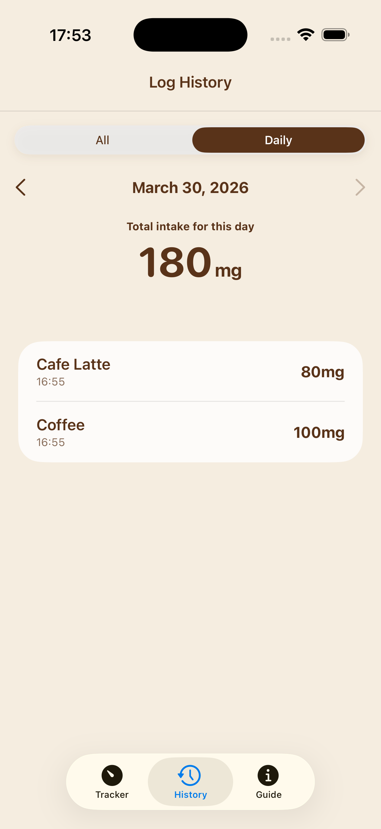 Caffie screenshot 3