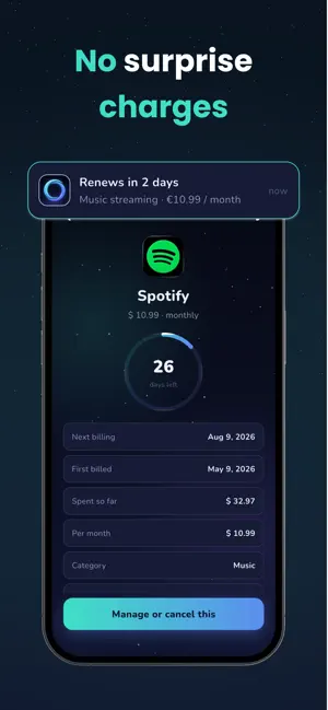 Ditchr: Subscription Manager screenshot 2