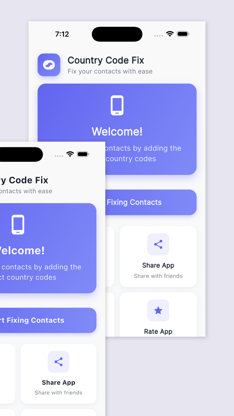 Country Code Fix screenshot 1