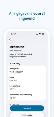 Aangifte Inkomstenbelasting iPhone screenshot 3