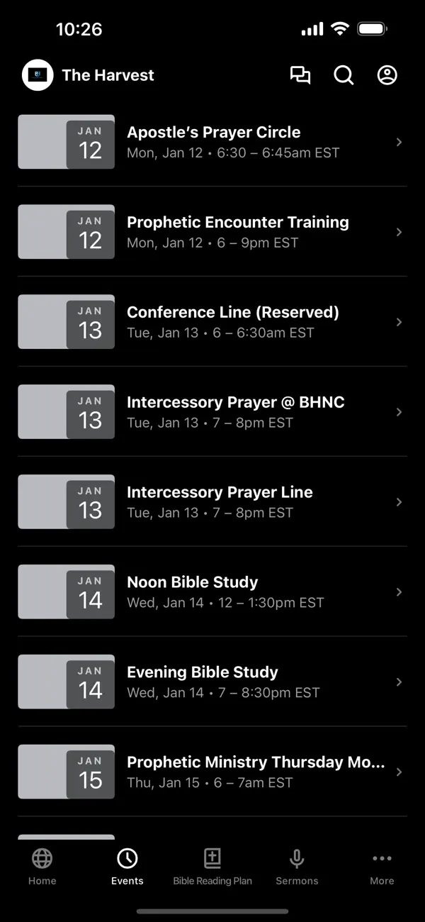 Screenshot #2 pour Blessed Harvest App