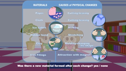 Physical Changes in Matter Screenshot