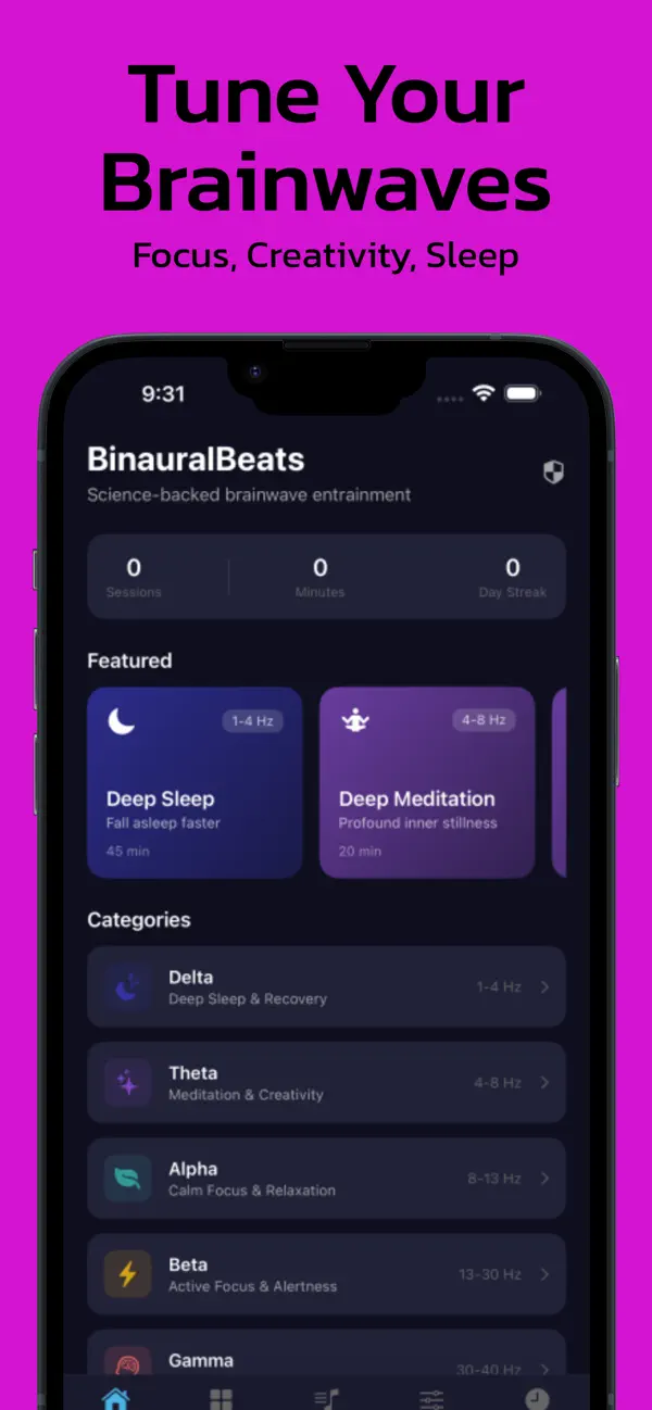 #1. Binaural Mind (iOS) By: IBRAHIM HADDAD