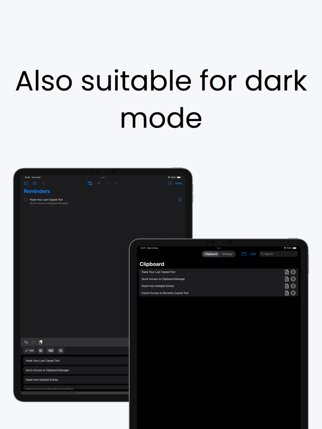 ‎iCliper - Clipboard Manager Screenshot