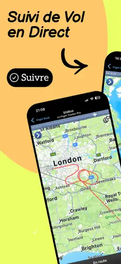 Capture d'écran de Flight Tracker Pro | Fly Radar sur iPhone 2