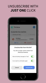 trimbox: email inbox cleaner iphone screenshot 3