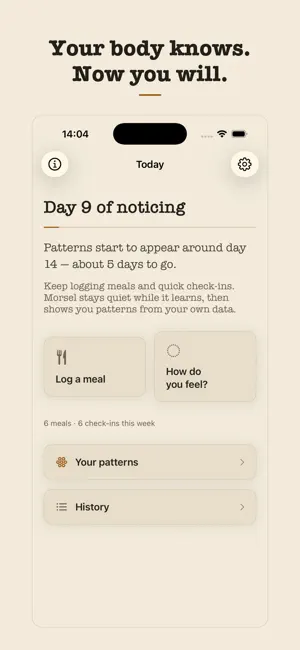 Morsel: Food & Feeling screenshot 1