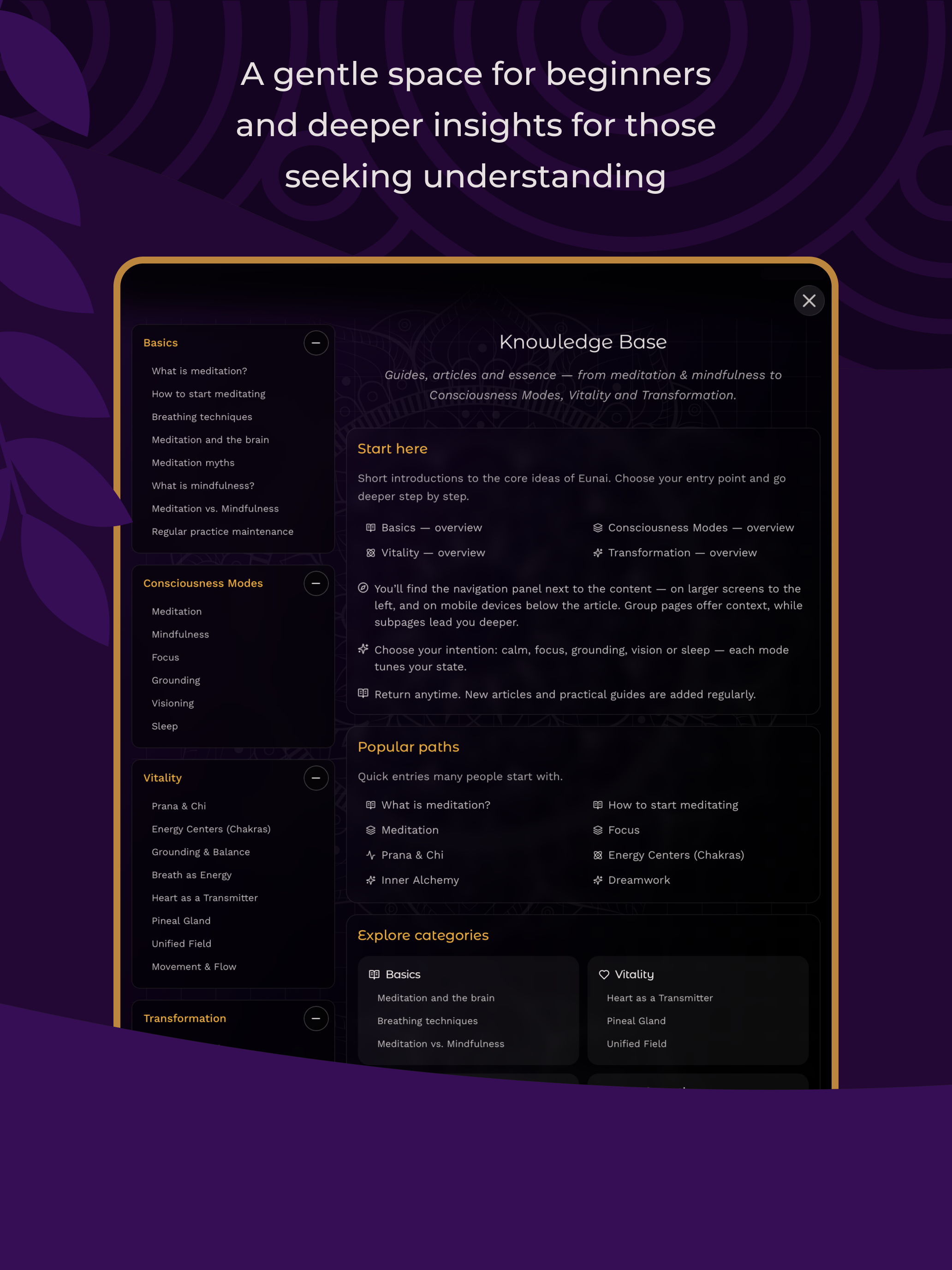 Eunai: Meditation & Sleep