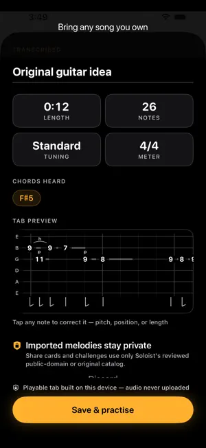 Soloist: Guitar Tabs & Lessons screenshot 1