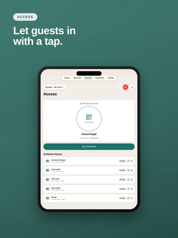 OneCommunity iPad screenshot