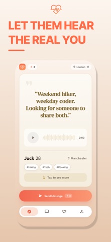 Unseen - Date by Voice Screenshot 2 of 4