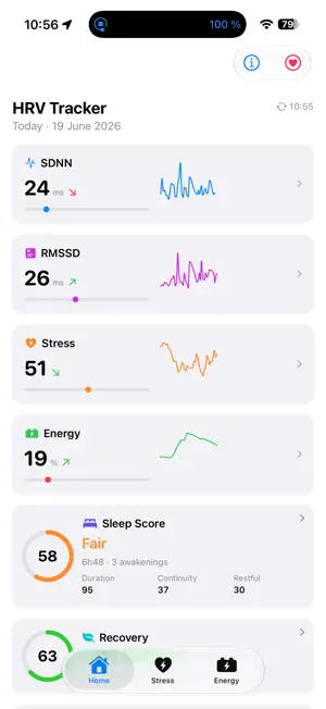 HRV-Tracker screenshot 2