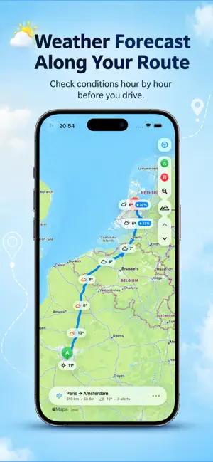RouteCast: Route Weather screenshot 1