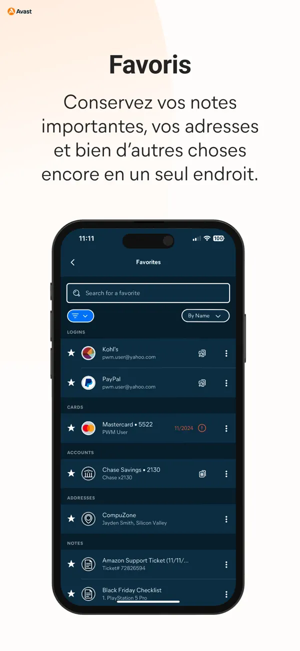 Screenshot #3 pour Avast Password Manager
