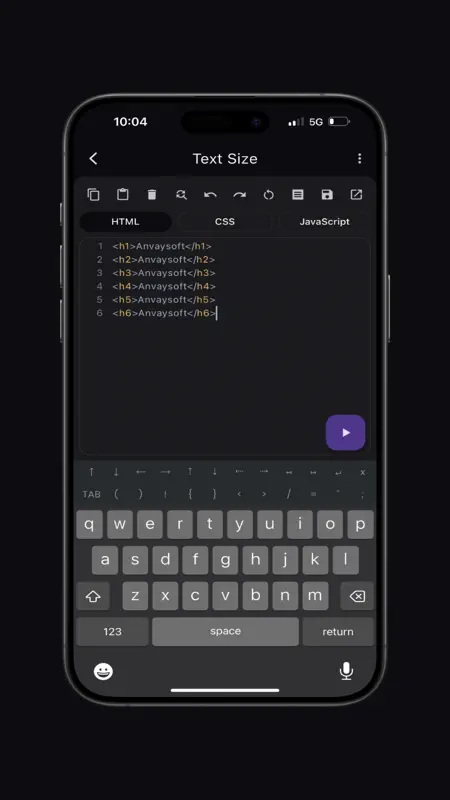 HTML Creator(Pro) screenshot 2 of 8
