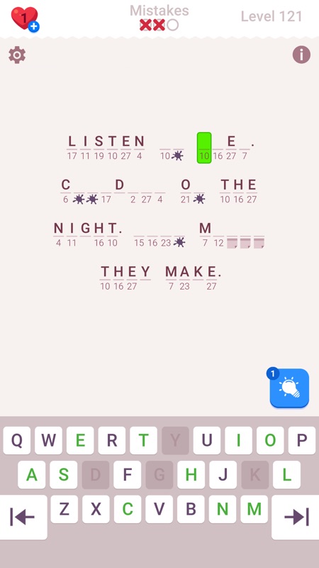 Cryptogram: Word Brain Puzzle screenshot 7