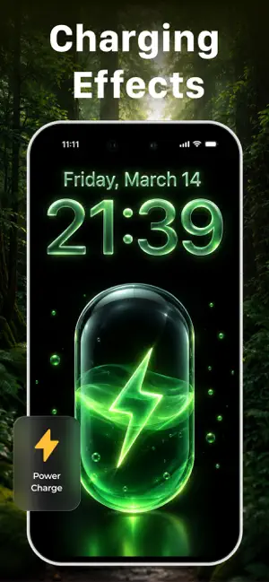 Liquid Glass Wallpaper OS 27 screenshot 4