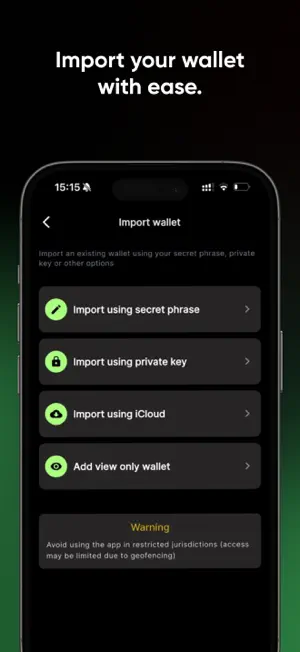 Ribbit: Crypto Wallet screenshot 3