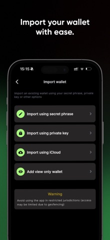 Ribbit: Crypto Wallet Screenshot 3 of 10