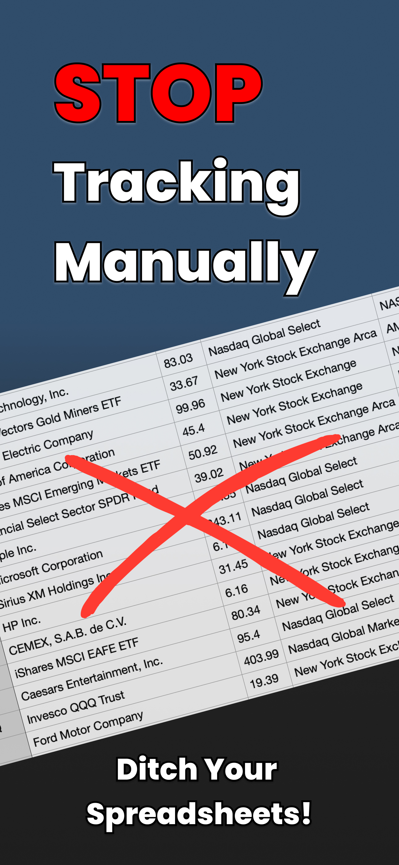Portfolio Tracker: Finance Bay