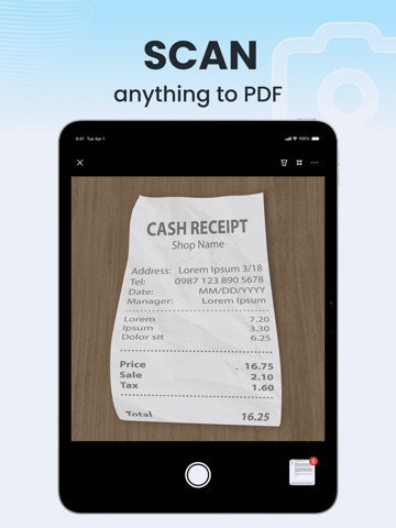 Image to PDF Converter & Edit iPad screenshot 7
