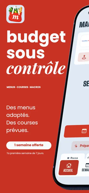 Macros : menus & courses screenshot 1 of 8