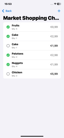 iShoppingList Tools のスクリーンショット